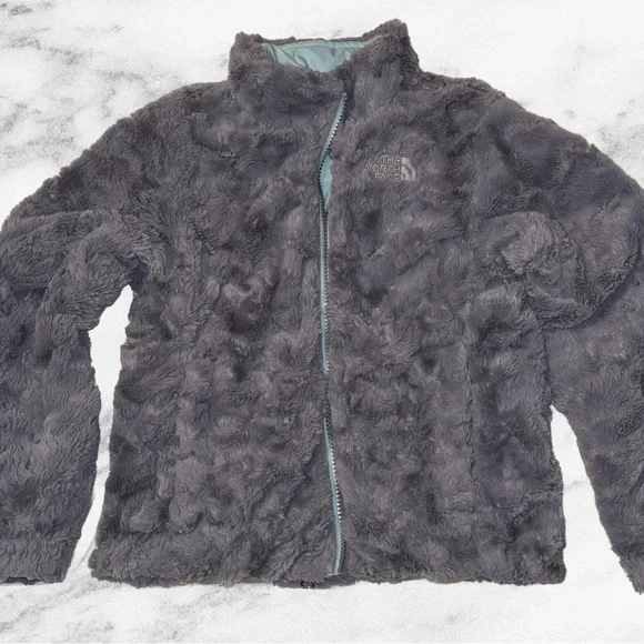 The North Face Kids Teal Puffer Jacket - Picture 3 of 6